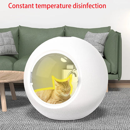 Pet intelligent constant temperature disinfection box, cat and dog, home use, hair blowing, water drying