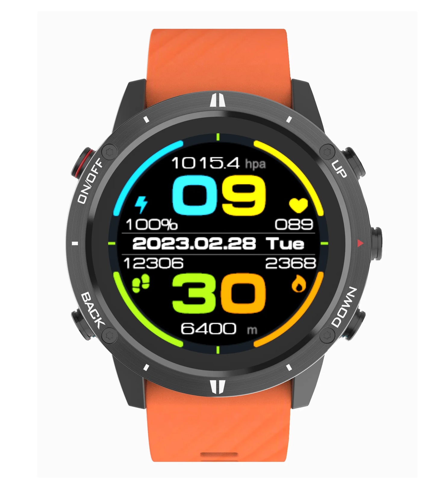 SUNROAD G5B GPS+GLONASS+BEIDOU+Triathlon Sport Watch 1.28 "IPS TFT Color Touch Screen 320MAH Battery BLE 5.0 For Android IOS