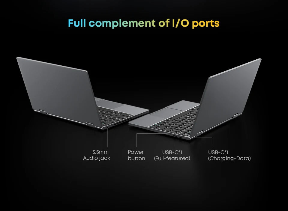 CHUWI MiniBook X N150 2-in-1 Laptop – 10.51" 360° Flip, 16GB RAM, 512GB SSD, WiFi 6