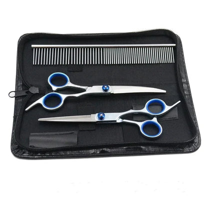 6 Inch Dogs Grooming Scissors Stainless Steel Pet Hairdresser Scissors For Dogs Professional Animal Barber Cutting Tools