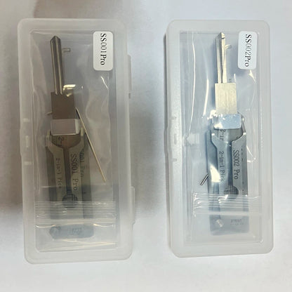 1-5PCS Keys Decoder Hook Tool O-ring Pickup Kit 2 In 1 Precision Hook & Pick Set Lock Decoder Stainless Steel Precision Tools