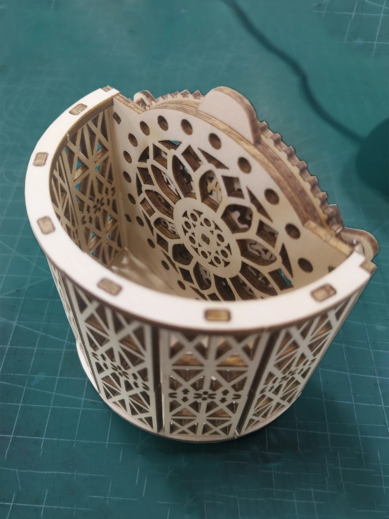 3D Wooden Puzzles Perpetual Calendar Pen Holder Mechanical Propelled Construction Model Kits For Teens and Adults,Age14+