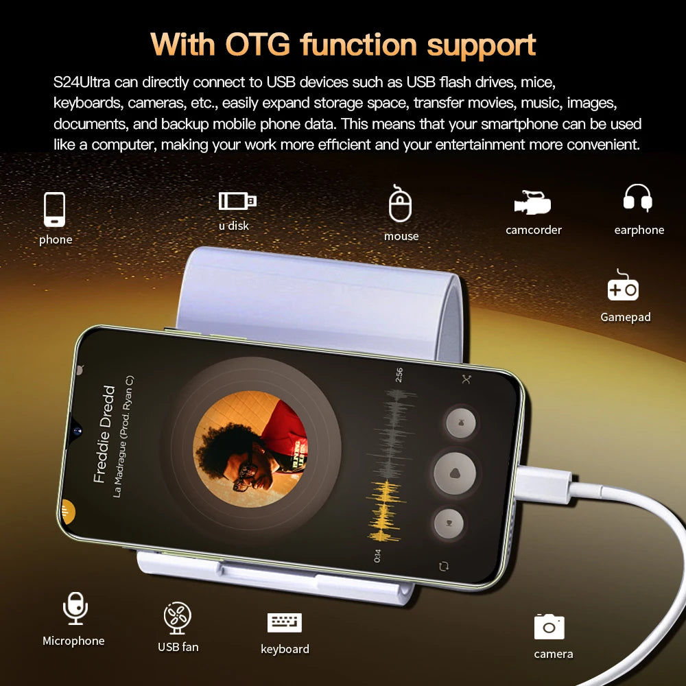 HOT 2025 new S26 Ultra original intelligent 5G dual card dual standby Android 13 system global version phones 8000mAh battery