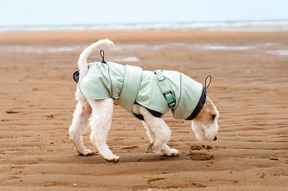 2025 New Pet Keeping Warm Clothes for Autumn Winter High Necked Dog Stormcoat With Reflective Tape Waterproof Dog Down Jacket