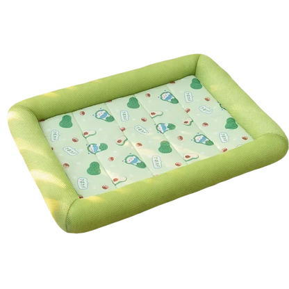 Summer Cooling Pet Cat Bed Cushion Ice Pad Dog Sleeping Square Mat for Puppy Dogs Cats Pet Kennel Top Quality Cool Cold