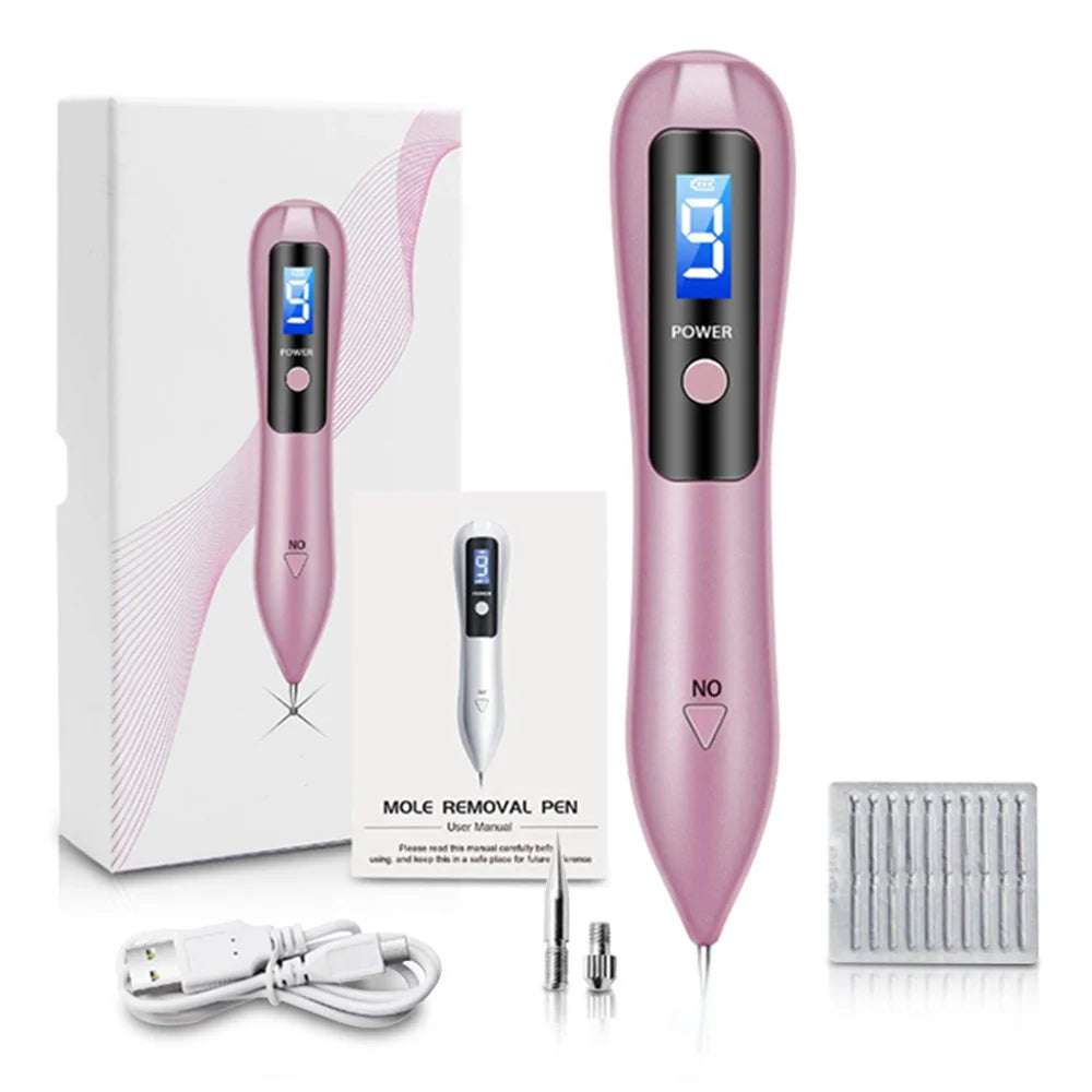 Laser Plasma Pen 9 Levels Freckle Remove Pen Wart Remover Tattoo Remover Instruments Skin Tag Removal Spot Beauty Care Tool