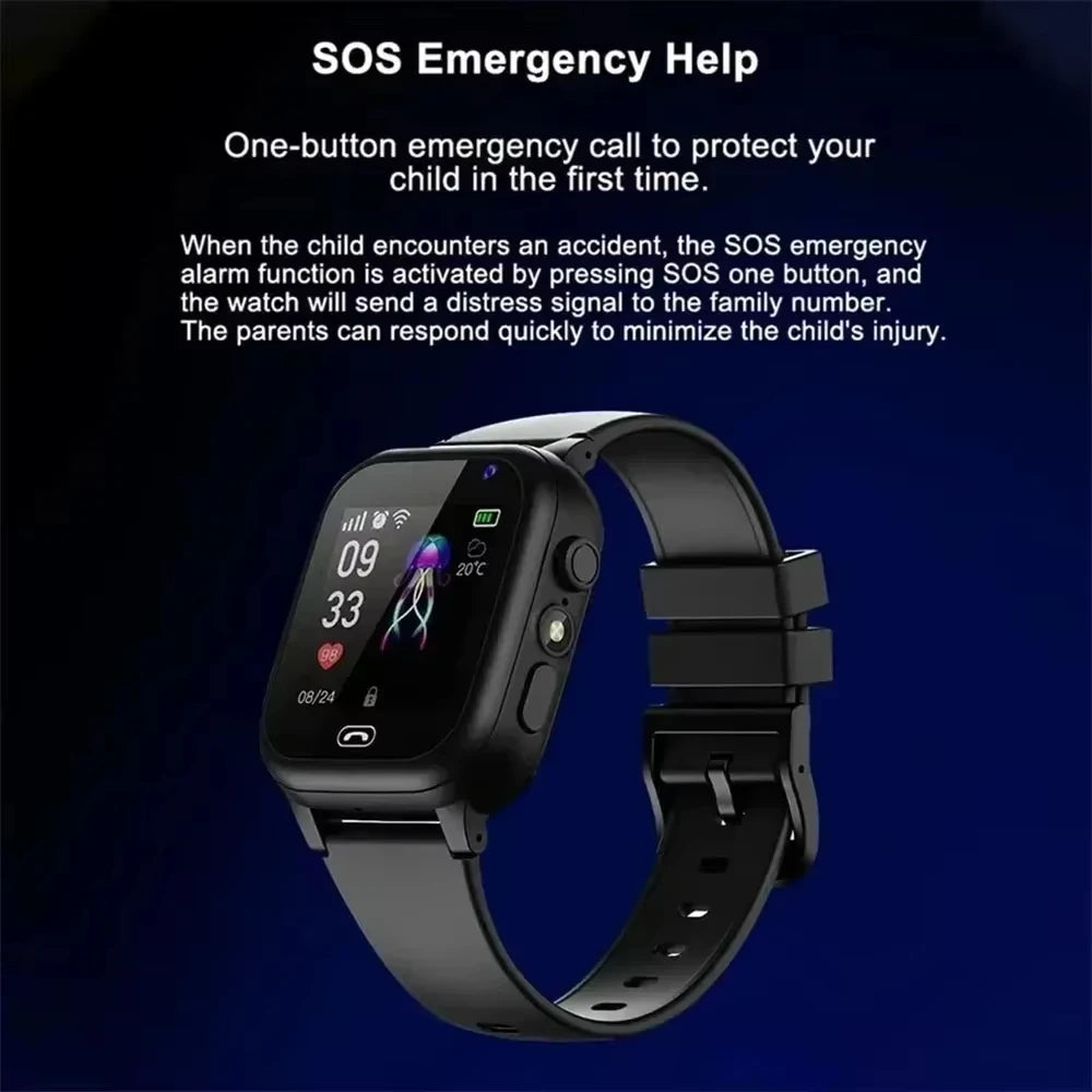 Xiaomi Kids Smart Watch 4G SOS GPS Location Sim Card Call Child SmartWatch Camera Waterproof Boys Girl Gift For Ios Android Hot