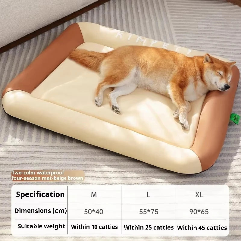 Cats Beds Summer Cooling Pet Bed Large Dog Baskets Pets Dogs Accessories Small Products Medium Accessory Fluffy Bad Puppy Sofa
