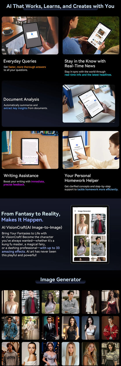 【World premiere】Blackview MEGA 8 Tablet 13 inch FHD+ 90Hz Display AI 11000mAh  Android 15 50Mp Camera 4 BOX Speakers 4G Pad PC