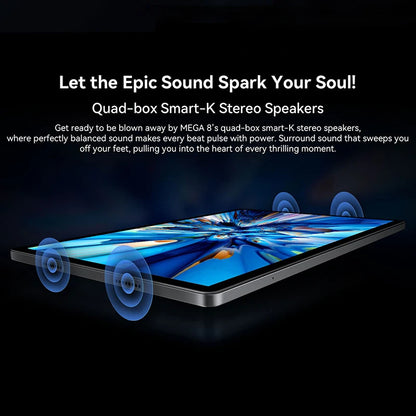 Blackview MEGA 8 Tablet - 13" FHD+ 90Hz Display Android 15 11000mAh 50MP Camera 4G Pad PC