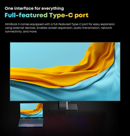 CHUWI MiniBook X 2025 2-in-1 Laptop Tablet Intel N150 CPU 10.51' FHD IPS Screen 12GB LPDDR5 512G SSD Windows 11 Notebook PC