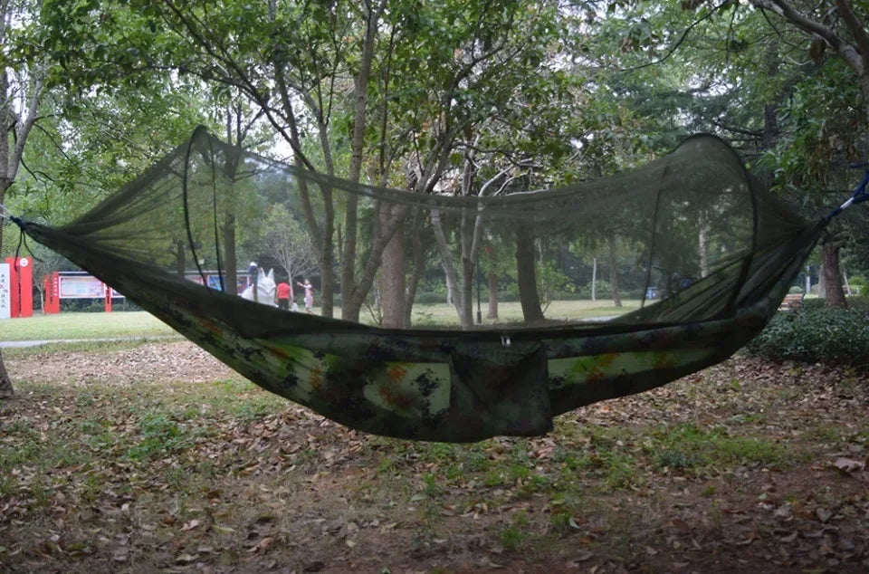 Camping Hammock with Mosquito Net Sleeping Tent Hammock Suitable Camping Hammock Outdoor Furniture for Garden