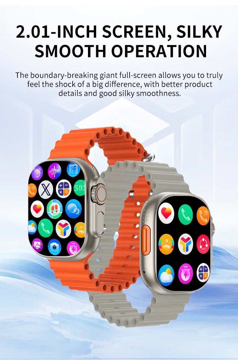 BW9 Pro Smartwatch - Independent SIM card calling, dual-core CPU, 2D graphics enhancement and an ultra-long 400mAh battery life