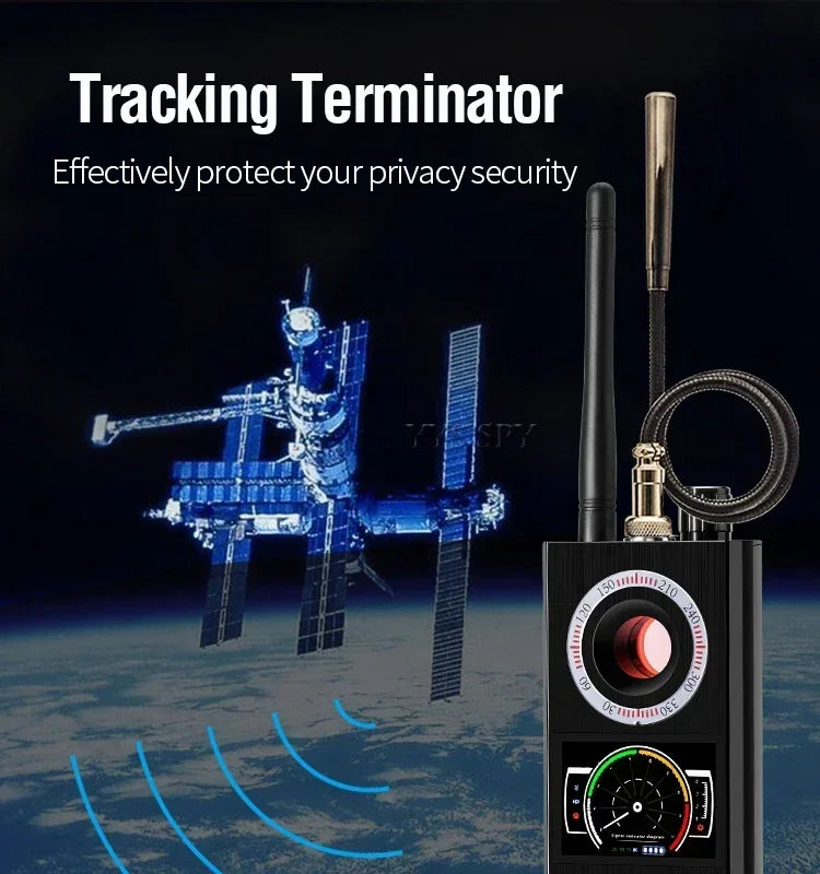Professional Anti Spy Camera Detector K68 Bug Scanner Security Protection RF Signal Cam Hidden Gadgets Car GPS Tracker Finder