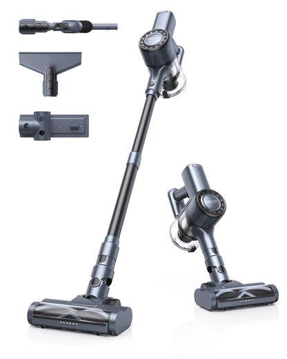 Lubluelu 30000Pa Cordless Vacuum Cleaner Powerful Suction Wireless Vacuum Cleaner Anti-Tangle Vacuum for Hard Floor Pet Hair