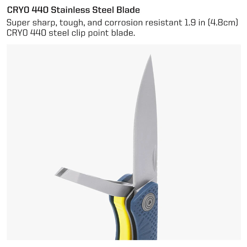 SOG 5 In 1 Mini Compact Multitool Pliers Lightweight EDC Pocket Knife Hunting Fishing Camping Supplies Micro Tools equipment