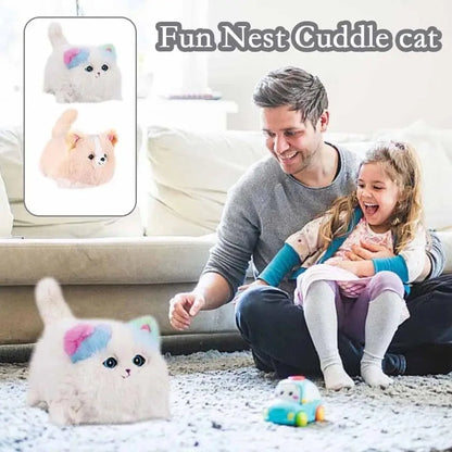 Simulation Interactive Huggy Cat Dogs Realistic Electric Plush Speak Electronic Accompanied Pet Doll Toy Kids Birthday Gifts