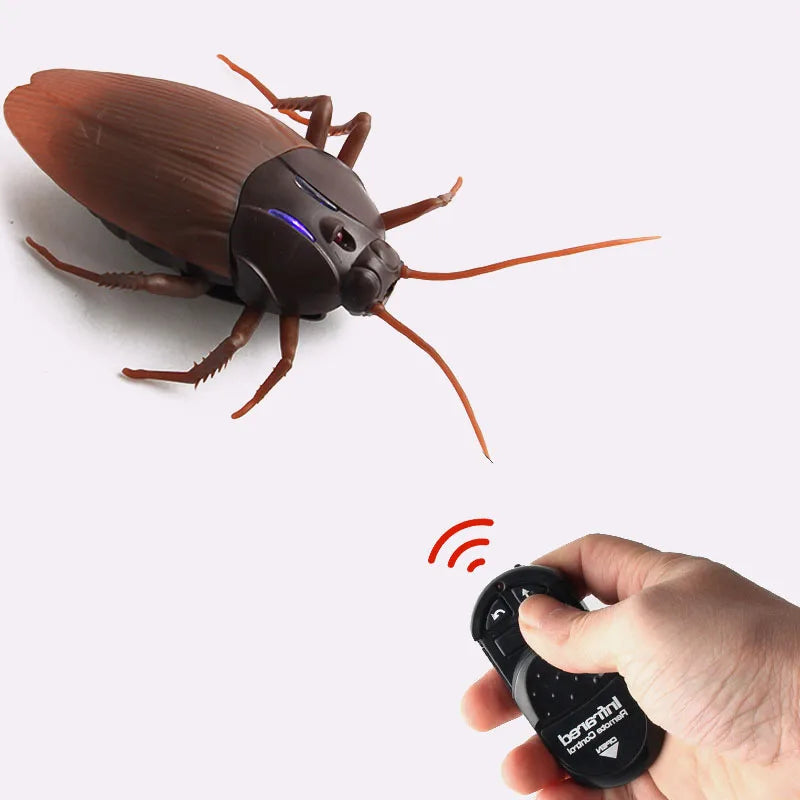 Trick Electric Cockroach Pet: RC Simulation Spider, Robotic Remote Ant Toy, Halloween Xmas Mini Gift, Adult Prank Insect