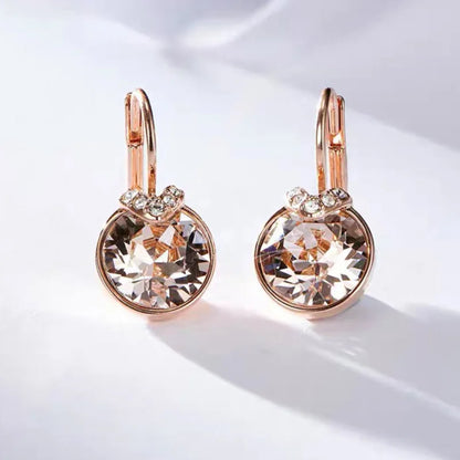 Fashion Small Bella Boucle D'oreille Femme made with Crystal from Austria for Women Wedding Party Jewelery Accessory Bijoux Gift