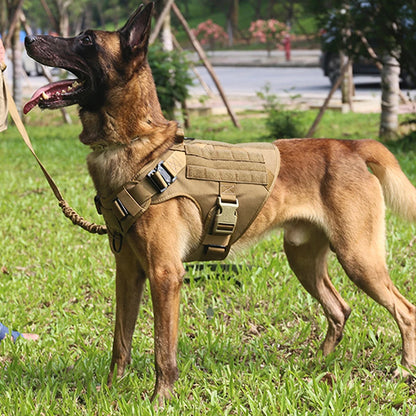 Military Large Dog Harness Pet German Shepherd Malinois Training Vest Tactical Medium Dog Harnesses Hunting For Dogs Accessories