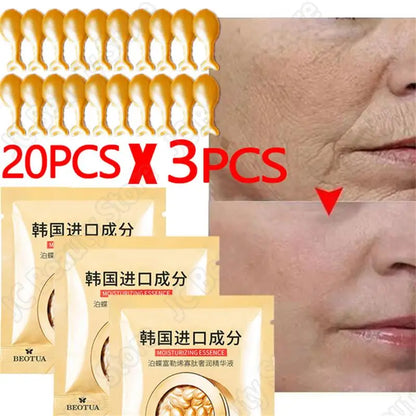 New 20pcs Hyaluronic Acid Capsules Serum Face Fine Line Repair Spot Remove Whiten Anti-Wrinkle Ageless Firm Skin Care Cosmetics