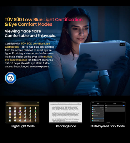 Blackview Tab 18 Tablet - 12" 2.4K FHD+ Display 8GB 256GB MTK Helio G99 8800mAh Pressure Sensitivity