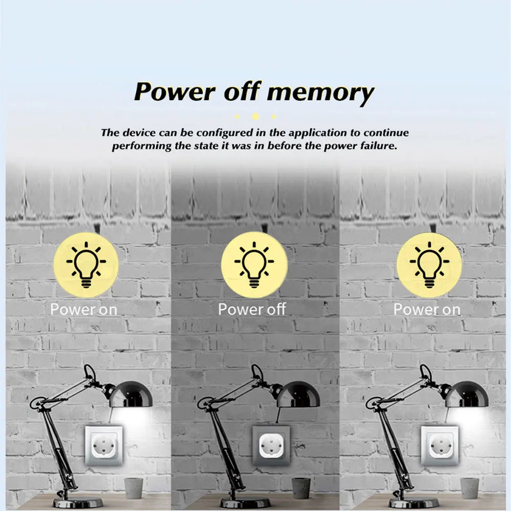 Smart Plug WiFi Socket EU 16A/20A Power Monitor Timing Function Tuya SmartLife APP Control Work with Alexa Google Home Alice