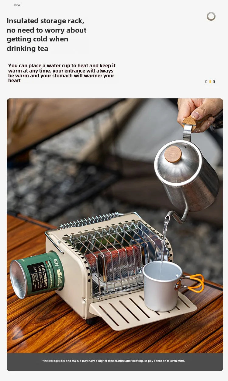 Outdoor Mini Heating Stove Camping Gas Stove Fishing Camping Heater Outdoor Portable Car 2024 Winter Camping Outdoor Supplies