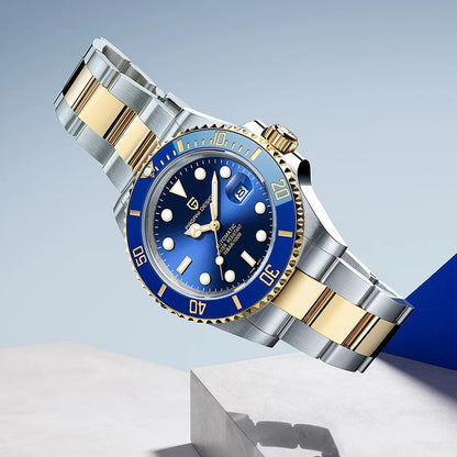 PAGANI DESIGN Top Brand Men's Mechanical Watch Japanese Movement 100m Waterproof Sapphire Glass Men's Automatic Watch