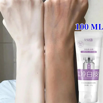 Body Whitening Cream Private Parts Underarm Knee Thigh Inner Melanin Bleaching Brighten Lotion Dark Skin Healthy White Body Care
