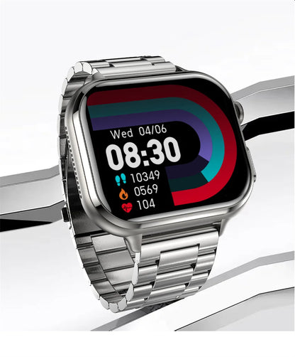 2025 Medical Grade ECG+PPG Smart Watch – Blood Sugar & Health Monitor