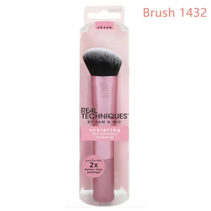 Real Techniques makeup brushes set for cosmetic foundation powder blush eyeshadow kabuki blending make up brush beauty tool 1415