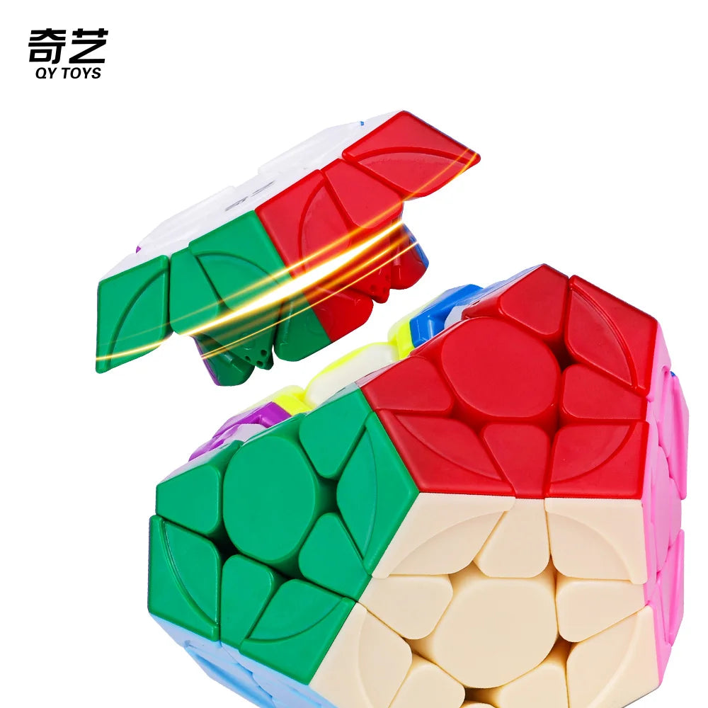 [JudyCube] Qiyi Qiheng M Megaminx Magnetic Magic Speed Cube Stickerless Professional Fidget Toys Qiheng S2 Cubo Magico Puzzle