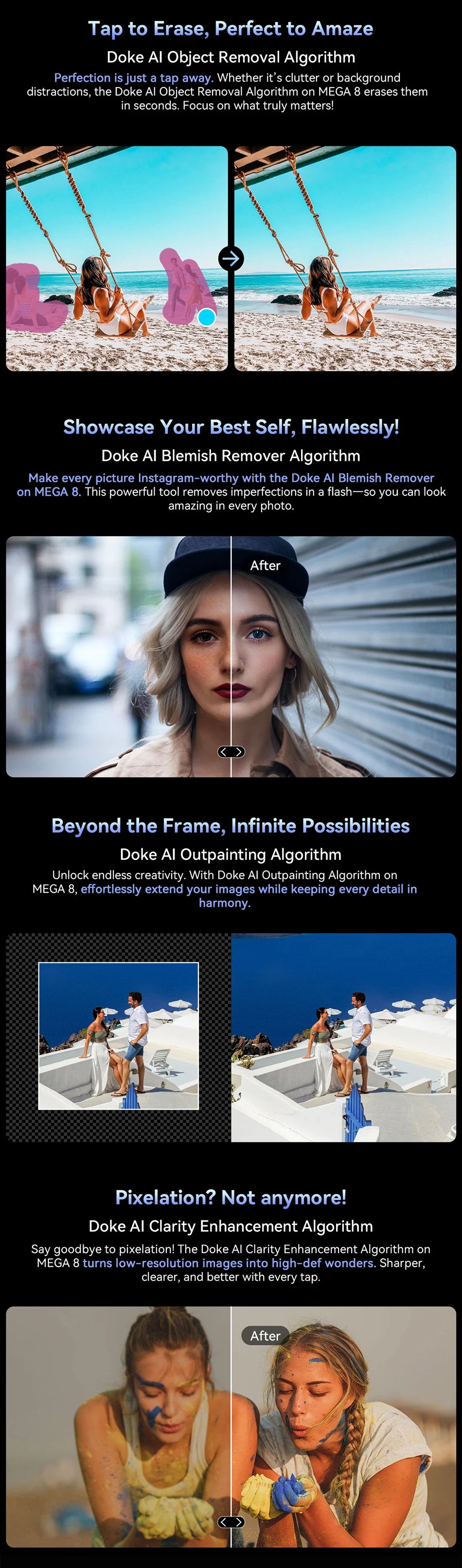 Blackview MEGA 8 Tablet - 13" FHD+ 90Hz Display Android 15 11000mAh 50MP Camera 4G Pad PC