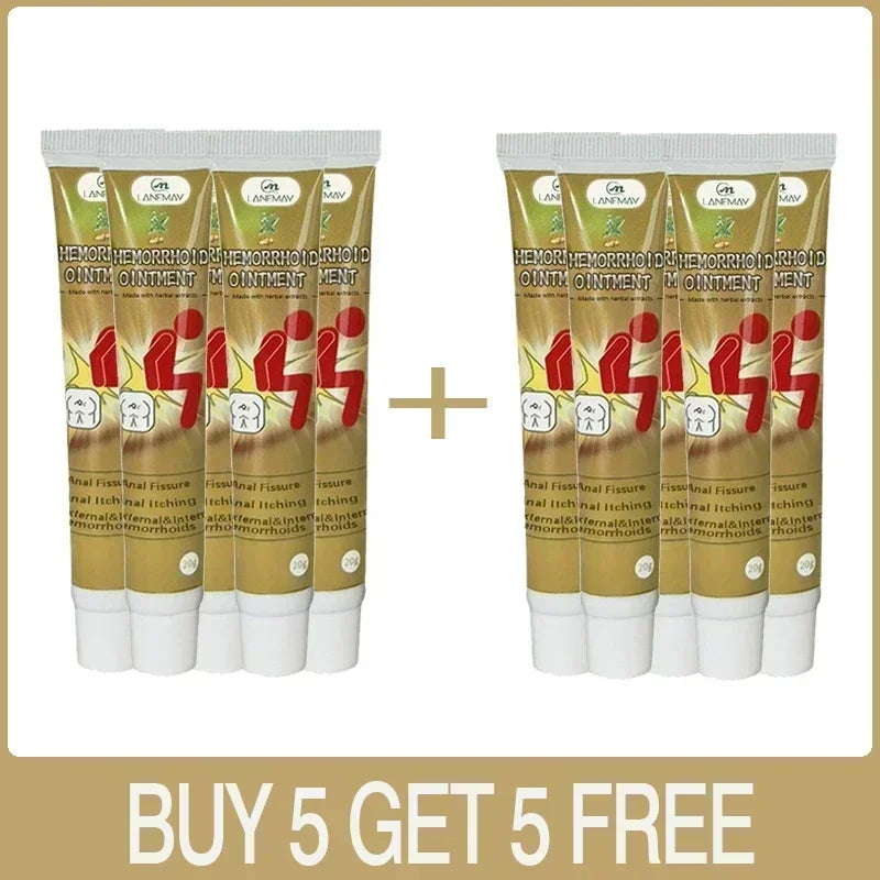 NewHemorrhoid Remover Cream Internal Piles Natural Herbal Extract Relieve Anal Anus Swelling Bleeding Gel Removal Hemorrhoids C
