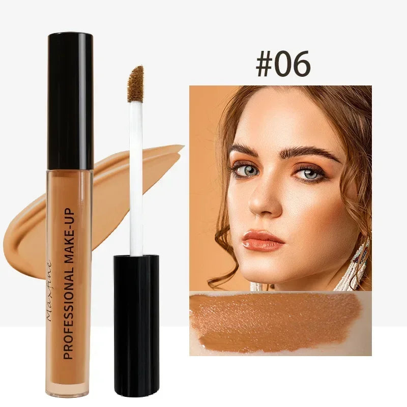 High Covering Face Concealer Cream Contour Foundation Full Cover Dark Circles Acne Waterproof Lasting Brightening Face Cosmetic