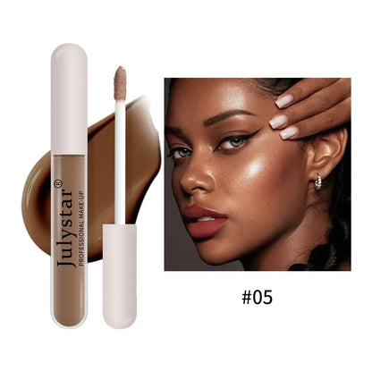 High Covering Face Concealer Cream Contour Foundation Full Cover Dark Circles Acne Waterproof Lasting Brightening Face Cosmetic