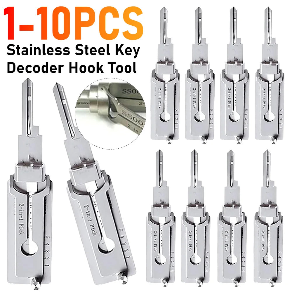 Lockpicking Lock Decoder SS001 O-ring Pickup Kit Pick Locksmith Tools Key Decoder Precision Hook Door Maintenance Repair Tools