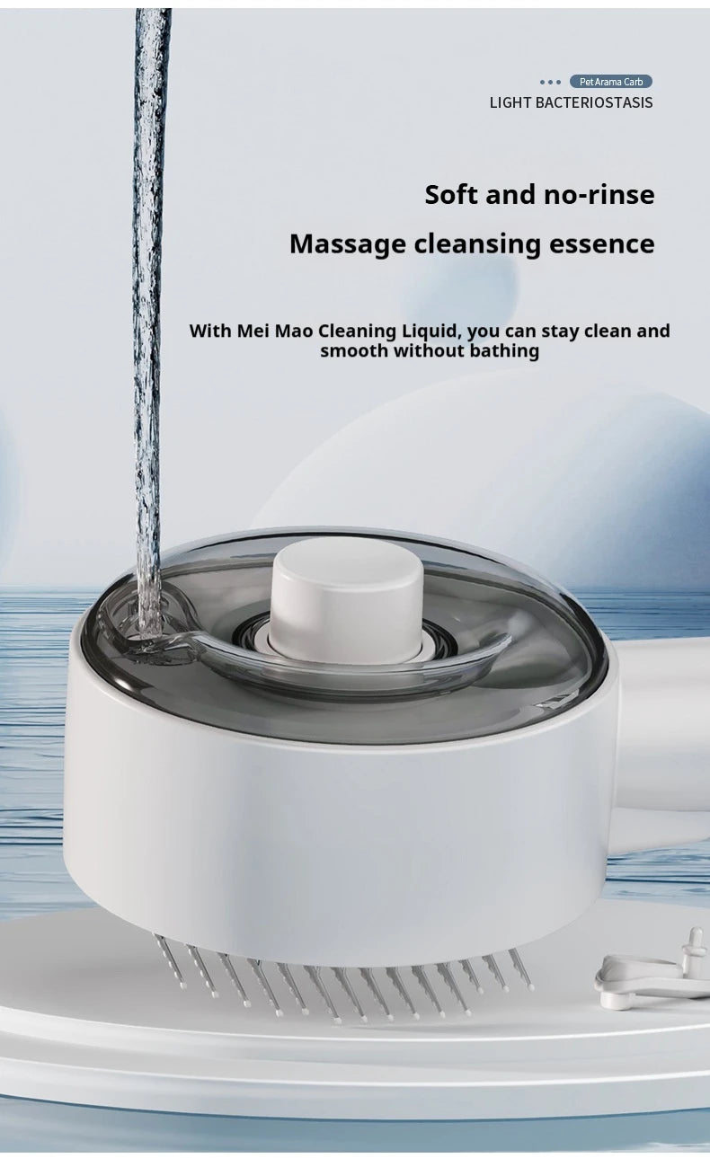 3in1 Cat Hair Brush Brush Pet Hair Remover steam Brush for Dogs Steamy Pet Brushs Anti-Static for Effective Hairs Removal Furry