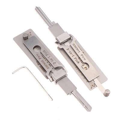 SS001Pro 2 In 1 Lock Key Precision Hook And Pick Set Pick-up Kits Maintenance Repair Tool Door Lock Unlocking Engineering