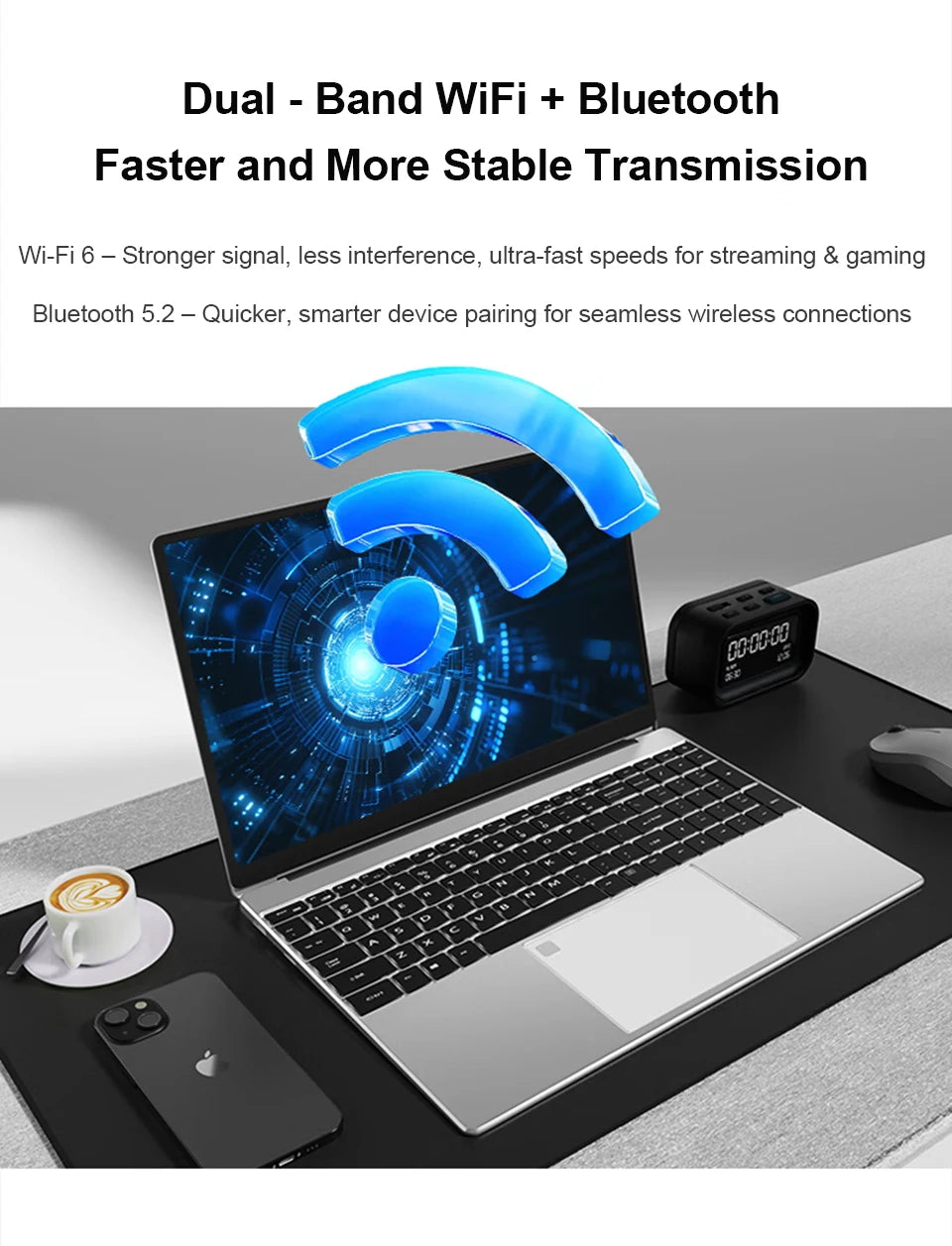 Xiaman 15.6" Gaming Laptop - Intel Celeron N5095 16GB DDR4 1TB SSD Windows 11 1080P