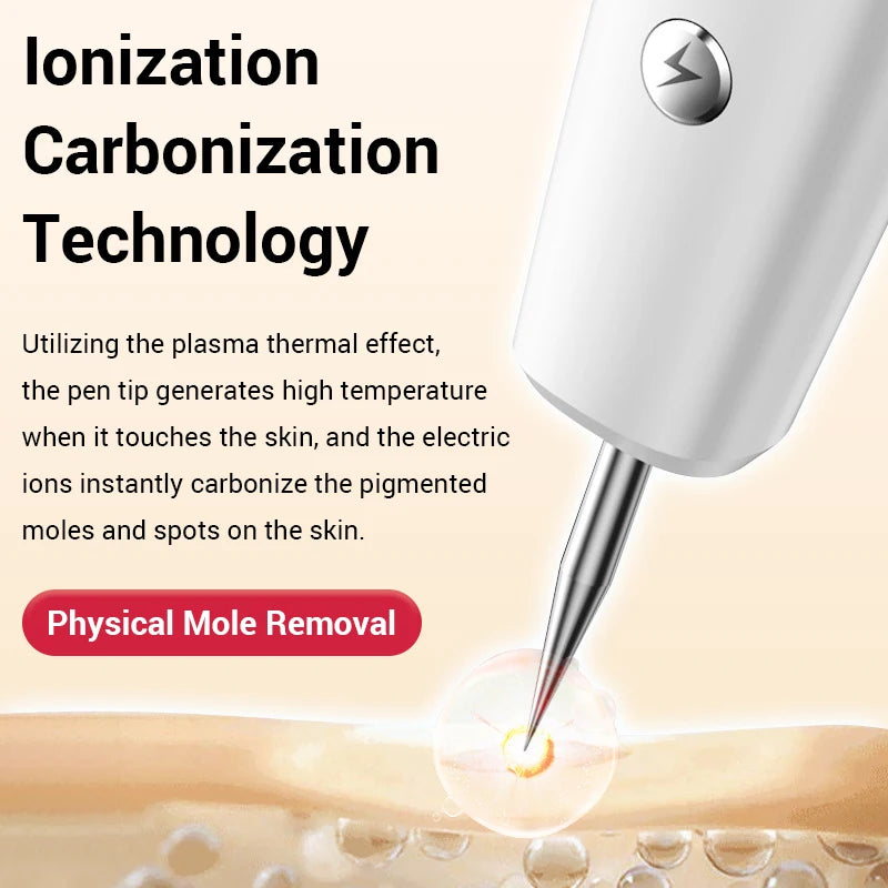 Laser Plasma Pen Mole Wart Skin Tag Remover Black Dots Freckle Dark Spot Wart Eliminator Papilloma Nevus Remover Plasma Pen