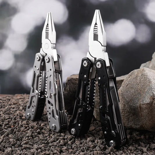 Folding Multi-tool Pocket Knife Pliers Mini Portable Fold Outdoor Hunting Survival Rescue Tactical Multipurpose Repair Tool