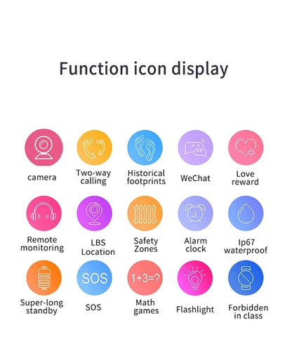 Xiaomi Kids Smart Watch SOS GPS Location 4G Sim Card Call Child Smart Watch Camera Waterproof Boys Girl Gift For Ios Android NEW