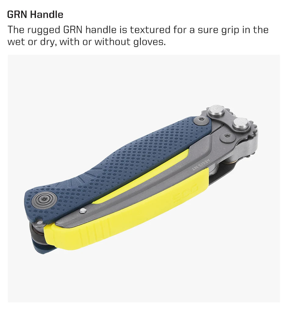 SOG 5 In 1 Mini Compact Multitool Pliers Lightweight EDC Pocket Knife Hunting Fishing Camping Supplies Micro Tools equipment