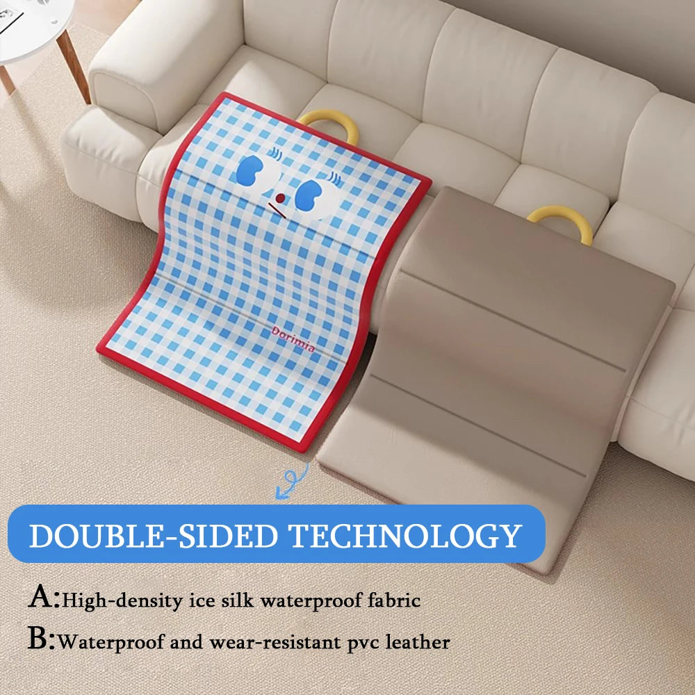Upgraded 2025 Pet Sleep Pad - Waterproof Anti-Slip Foldable  Multi-Function Outdoor/Indoor Dog & Cat Bed