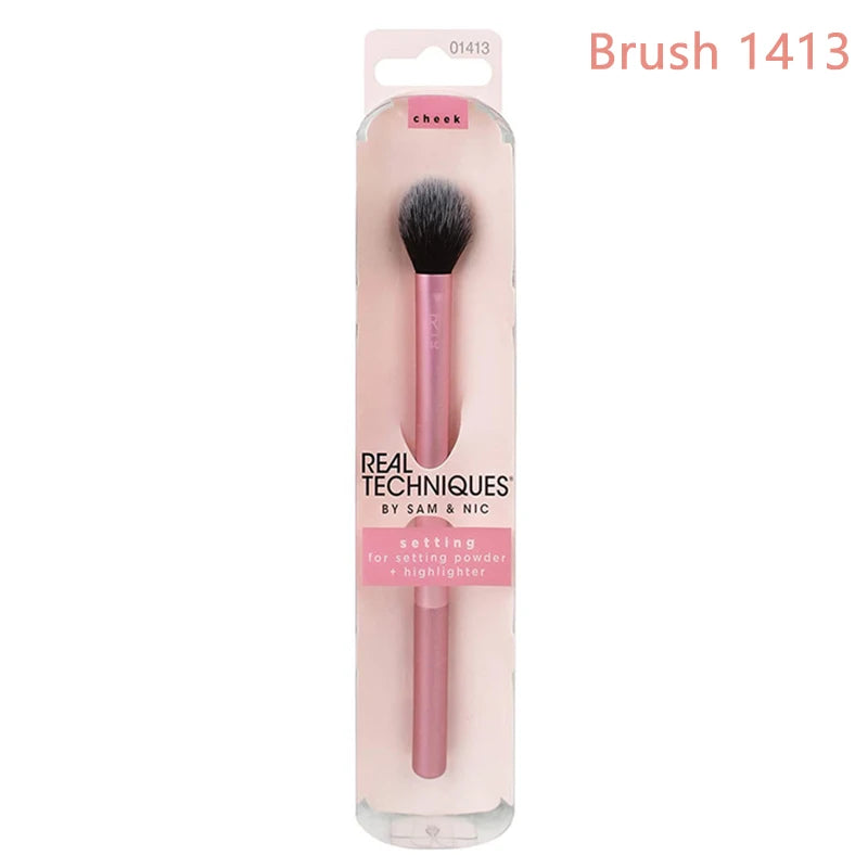 Real Techniques makeup brushes set for cosmetic foundation powder blush eyeshadow kabuki blending make up brush beauty tool 1415