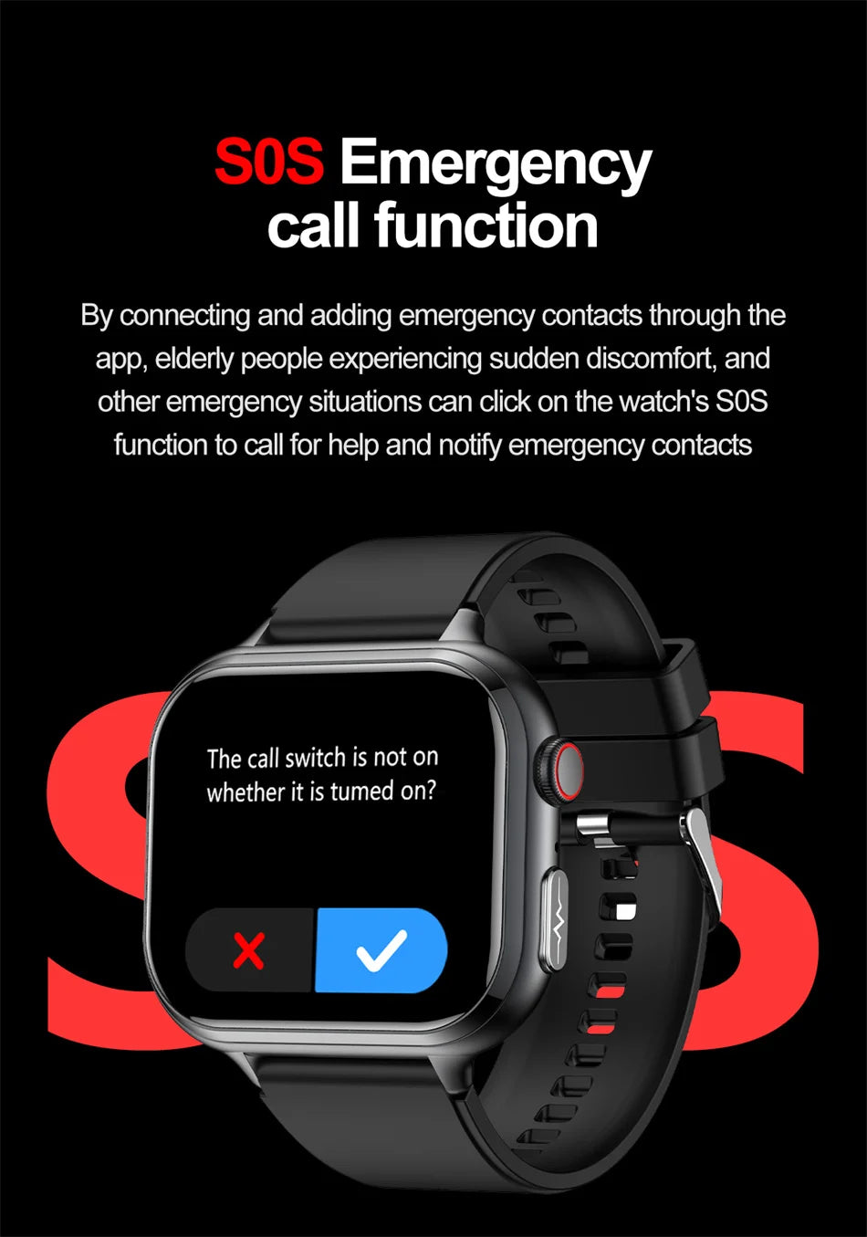 2025 Medical Grade ECG+PPG Smart Watch – Blood Sugar & Health Monitor
