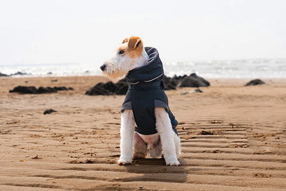 2025 New Pet Keeping Warm Clothes for Autumn Winter High Necked Dog Stormcoat With Reflective Tape Waterproof Dog Down Jacket