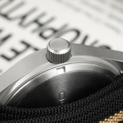 Militado ML05 38mm Vintage Watch VH31 Quartz Movement Field Watches Domed Sapphire Crystal With High Clear AR Coating Wristwatch